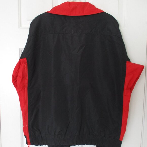 Columbia Bugaboo Mens L/S Black Red 1/4 Zip Lightweight Ski Jacket - Size Medium - Picture 4 of 4